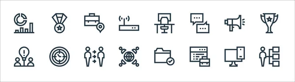 Download Myicon One Line Icons Linear Set Quality Vector Line Set Vector Image By C Awesomegroup Vector Stock 396755508
