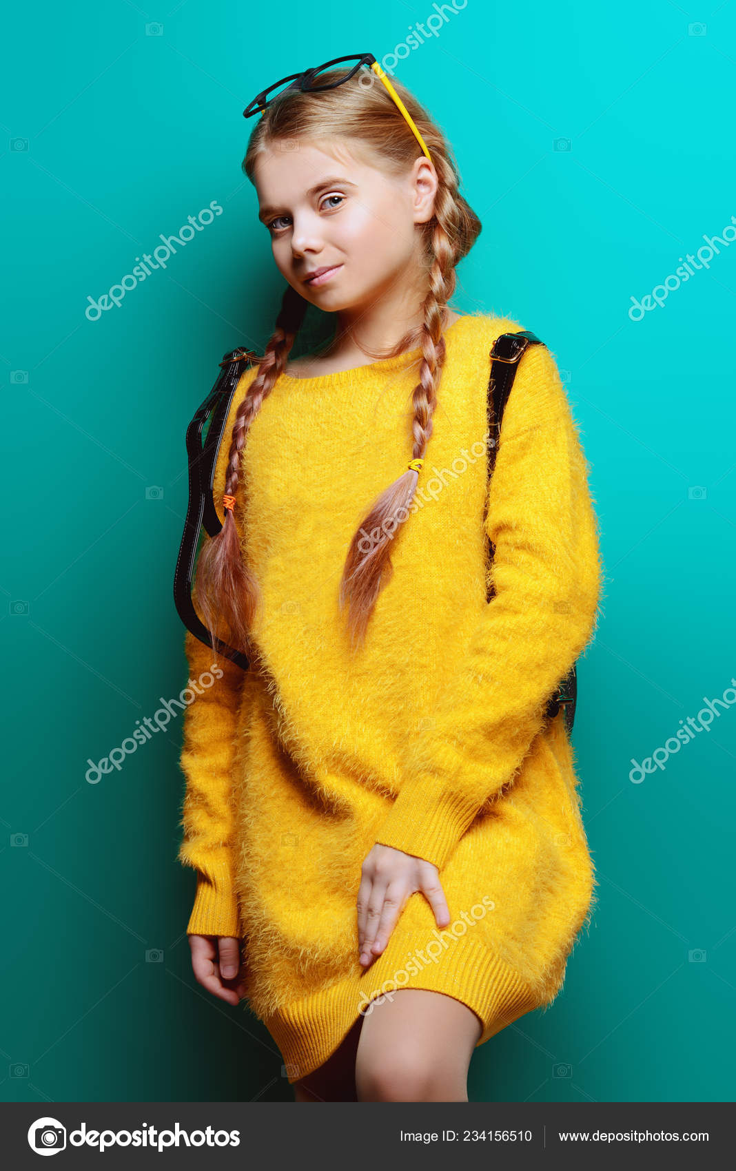 fluffy yellow dress