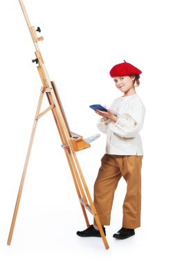 yaratıcı boyama kız