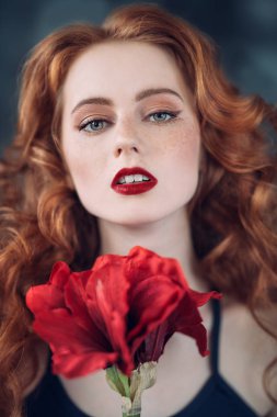 büyük kırmızı çiçek