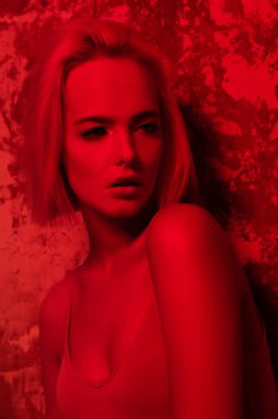 portrede kırmızı renkler