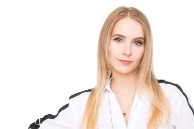 çekici genç bir kadın