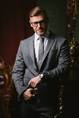 Yakışıklı olgun adam.