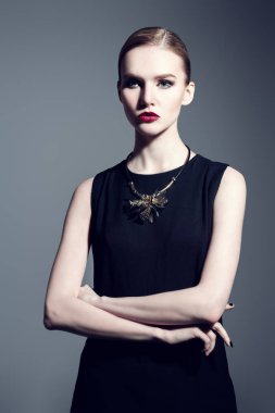 sevimli küçük Bayan