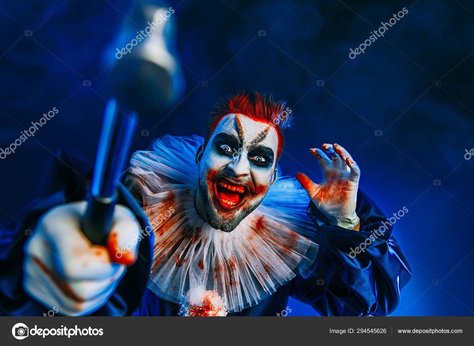 怖いピエロ写真素材 ロイヤリティフリー怖いピエロ画像 Depositphotos