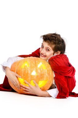 balkabağı ile neşeli vampir