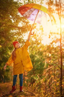 gökkuşağı parlak şemsiye