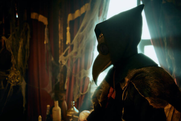 plague doctor in mask