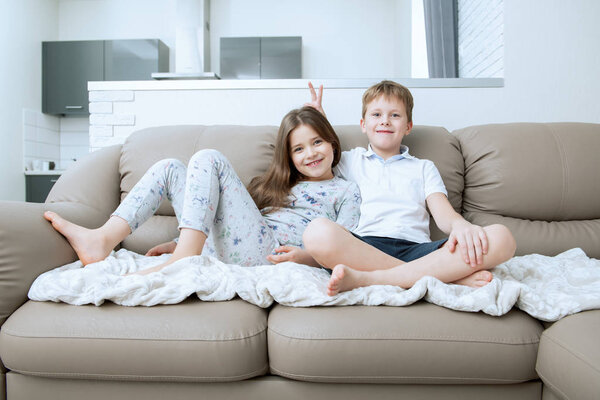 naughty brother and sister