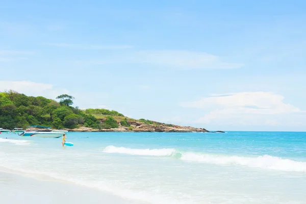 Praia Sai Kaew Bonita Koh Samed Rayong Tailândia — Fotografia de Stock