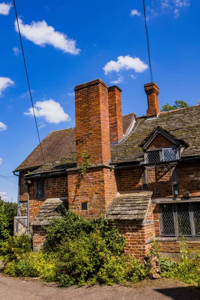 Traditional English Village Old Houses — Stock Photo, Image