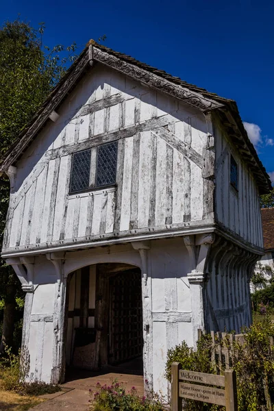 Village Anglais Traditionnel Avec Vieilles Maisons — Photo