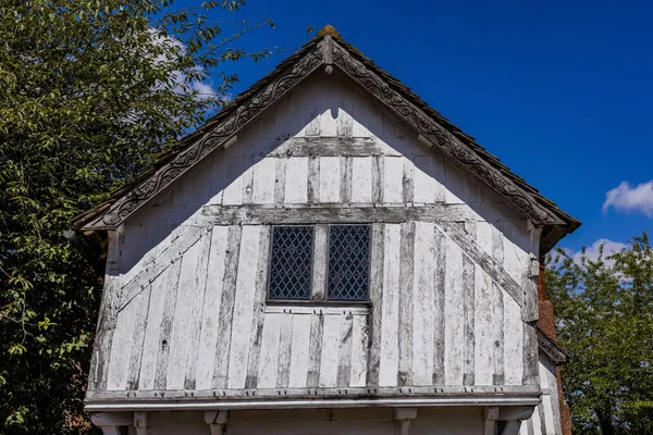 Een Traditioneel Engels Dorp Met Oude Huizen — Stockfoto