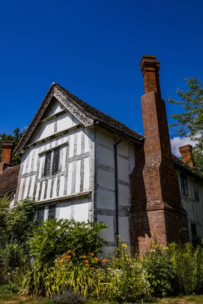 Een Traditioneel Engels Dorp Met Oude Huizen — Stockfoto