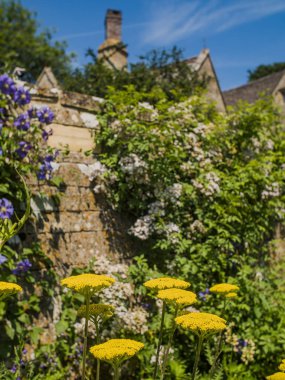 eski evleri - snowshill gloucestershire ile geleneksel bir İngiliz cotswold Köyü