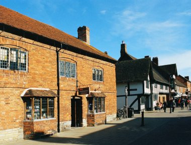 stratford upon avon warwickshire İngiltere İngiltere sokaklarında