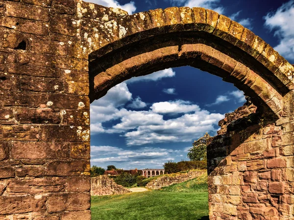 Terrenos Del Castillo Kenilworth Patrimonio Inglés Warwickshire England —  Fotos de Stock