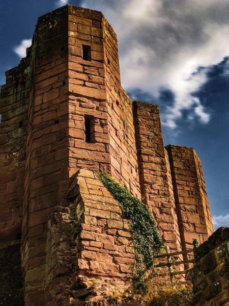 Terrein Van Kenilworth Castle Engels Erfgoed Warwickshire Engeland — Stockfoto
