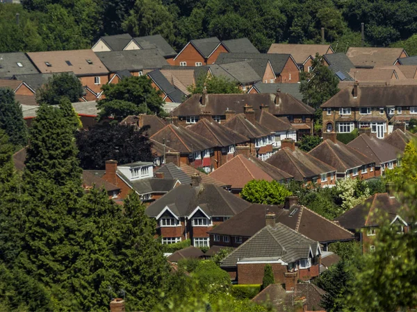 View English Suburbs Trees — Stock Photo, Image