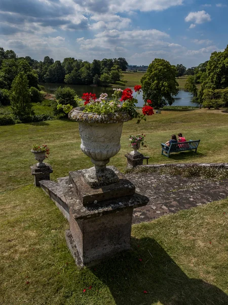 Gronden Van Landgoed Toeristische Attracties Dudmaston Huis Shropshire Engeland — Stockfoto