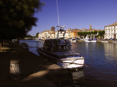Fransa. Languedoc-roussilon turistik şehir Agde