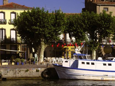 Fransa. Languedoc-roussilon turistik şehir Agde
