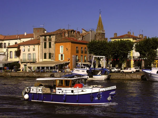 Francia Languedoc Roussilon Città Turistica Agde — Foto Stock