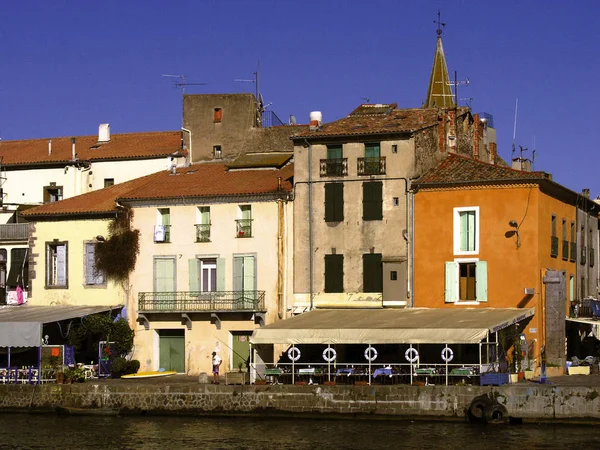 Frankrike Languedoc Roussilon Turiststad Agde — Stockfoto