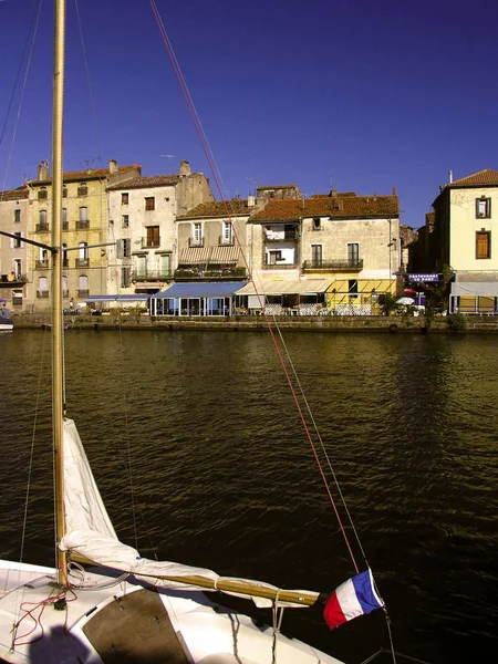 Francia Languedoc Roussilon Ciudad Turística Agde — Foto de Stock