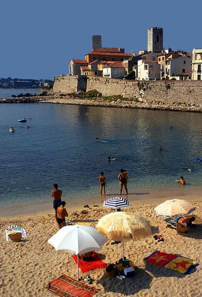 France Cotes Azur Franska Rivieran Antibes — Stockfoto