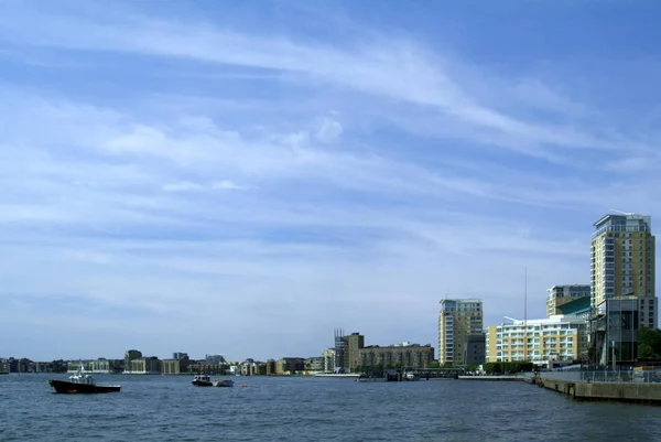 London Docklands Canary Whrf England — Fotografia de Stock