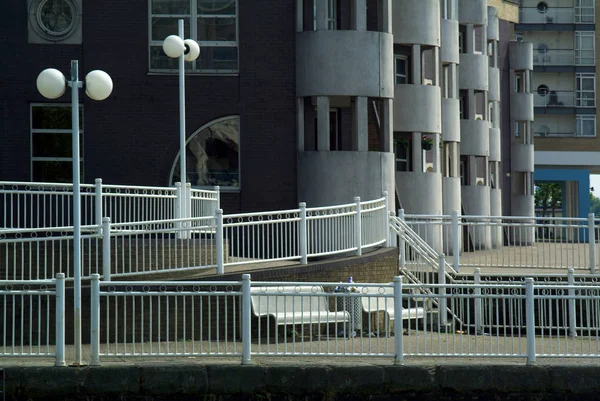 London Docklands Canary Whrf Anglie Velká Británie — Stock fotografie