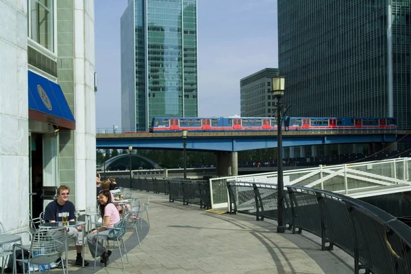 London Docklands Canary Whrf England — Fotografia de Stock