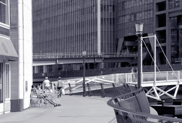 London Docklands Canary Whrf England — Fotografia de Stock