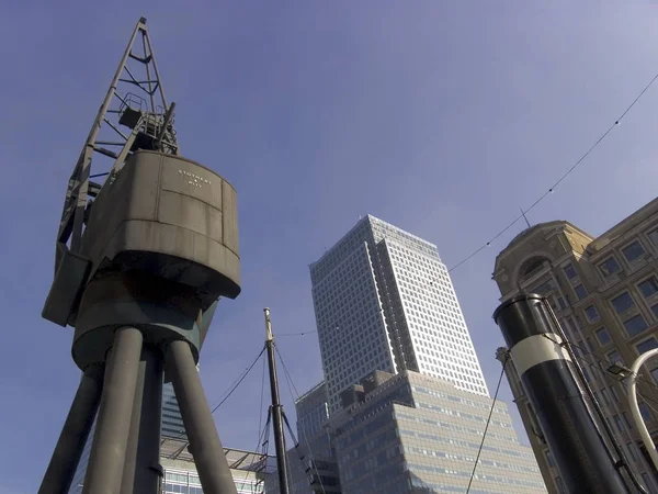 London Docklands Canary Whrf England — Fotografia de Stock