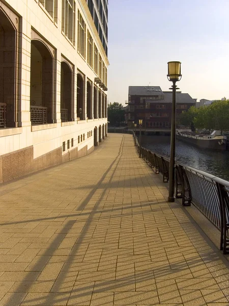 London Docklands Canary Whrf England — Fotografia de Stock