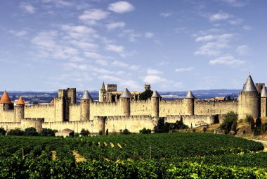 Carcassonne, Fransa kalede görüntüleyin