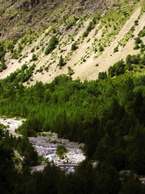 Fransa alps provence champsaur bölgesini gap yakınındaki