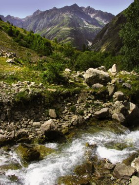 Fransa alps provence champsaur bölgesini gap yakınındaki