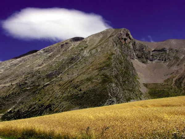 Francia Alpes Provence Paisaje Región Descentry Escénica Cerca Brecha —  Fotos de Stock