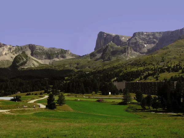 Vista Mozzafiato Sulle Montagne Delle Alpi Giorno Francia — Foto Stock