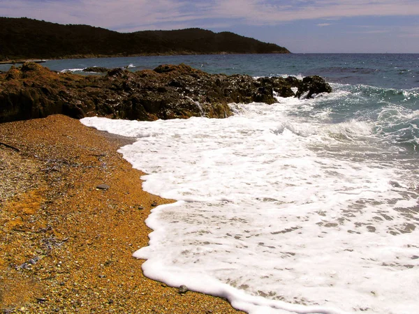 Coastline Gigaro Daytime France — Stock Photo, Image