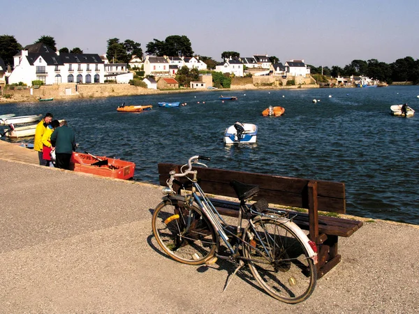 Amarres Près Côte Bretonne France — Photo