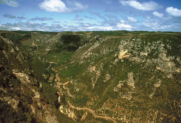 Nézd Rock Gorges Tarn Franciaország — Stock Fotó