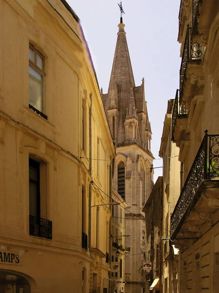 Ansicht Der Architektur Der Stadt Languedoc Bei Tag Frankreich — Stockfoto