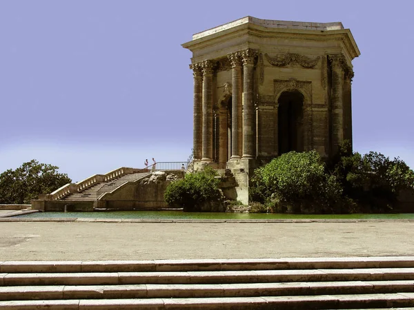 Γαλλία Languedoc Circa Οκτωβρίου 2002 Προβολή Του Porte Peyrou Κατά — Φωτογραφία Αρχείου