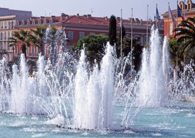 görünümü gündüz, Fransa Nice Mimarlık ve çeşmeler
