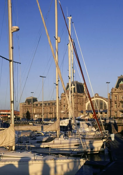 欧洲比利时海岸奥斯坦德港 — 图库照片