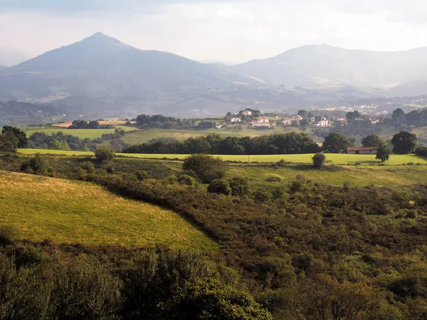 Pays Basque Manzara Gündüz — Stok fotoğraf