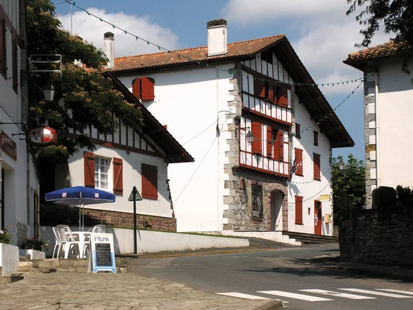 Eeuwenoude Architectuur Van Pays Basque Frankrijk — Stockfoto